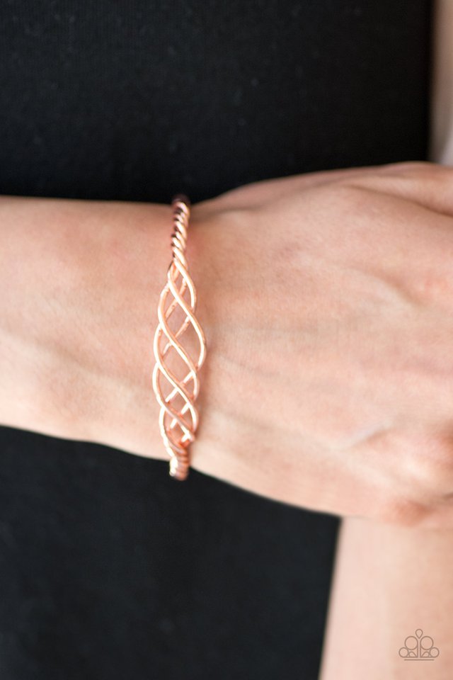 Paparazzi ♥ Metro Melody - Rose Gold ♥ Bracelet