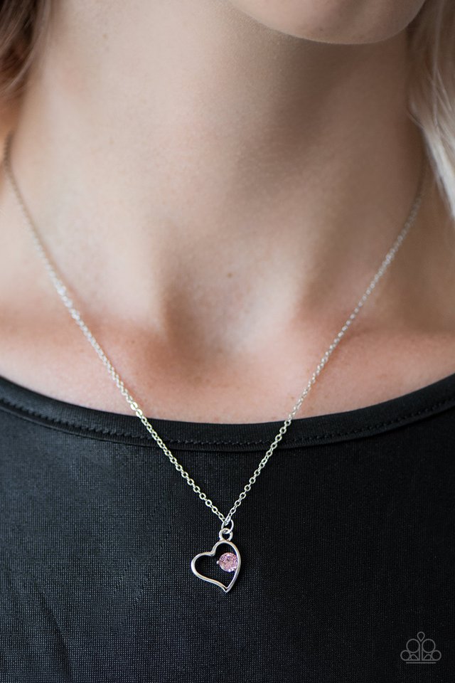 Paparazzi ♥ Sparkle With All Your Heart - Pink ♥ Necklace