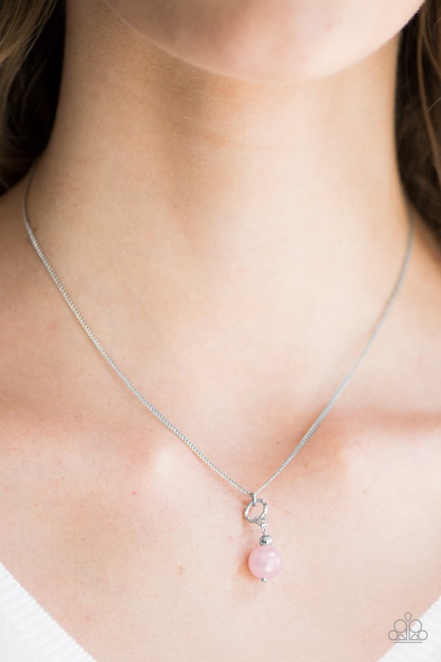 Paparazzi ♥ Timeless Essence - Pink ♥ Necklace