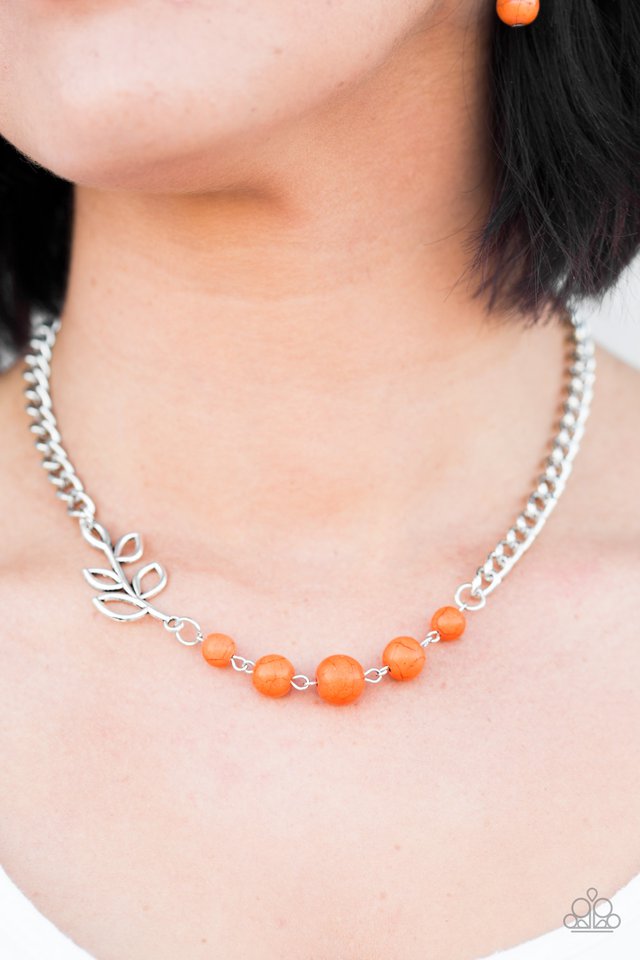 Paparazzi ♥ Autumn Allure - Orange ♥ Necklace