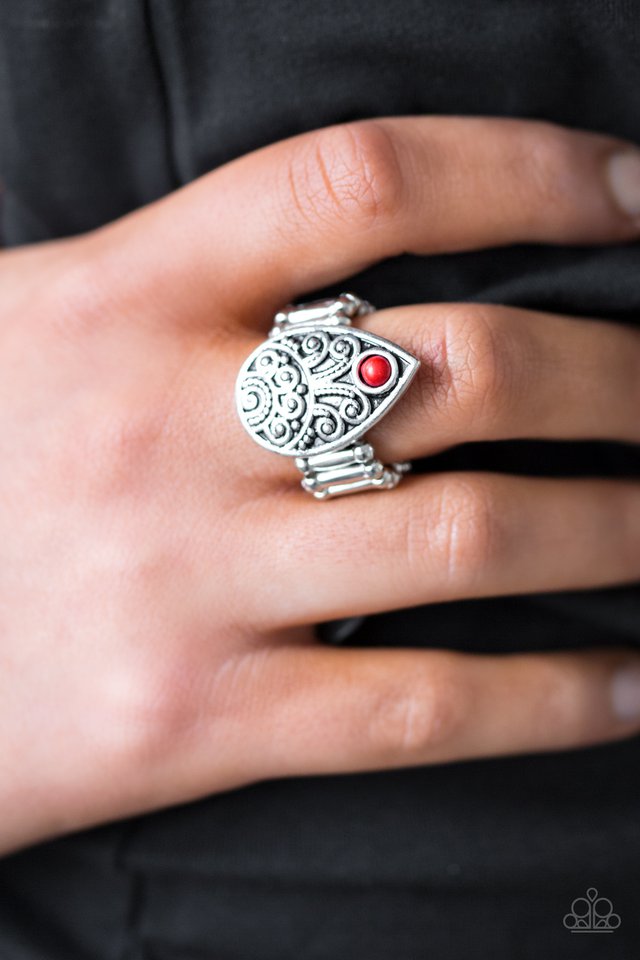 Paparazzi ♥ Mumbai Mambo - Red ♥ Ring