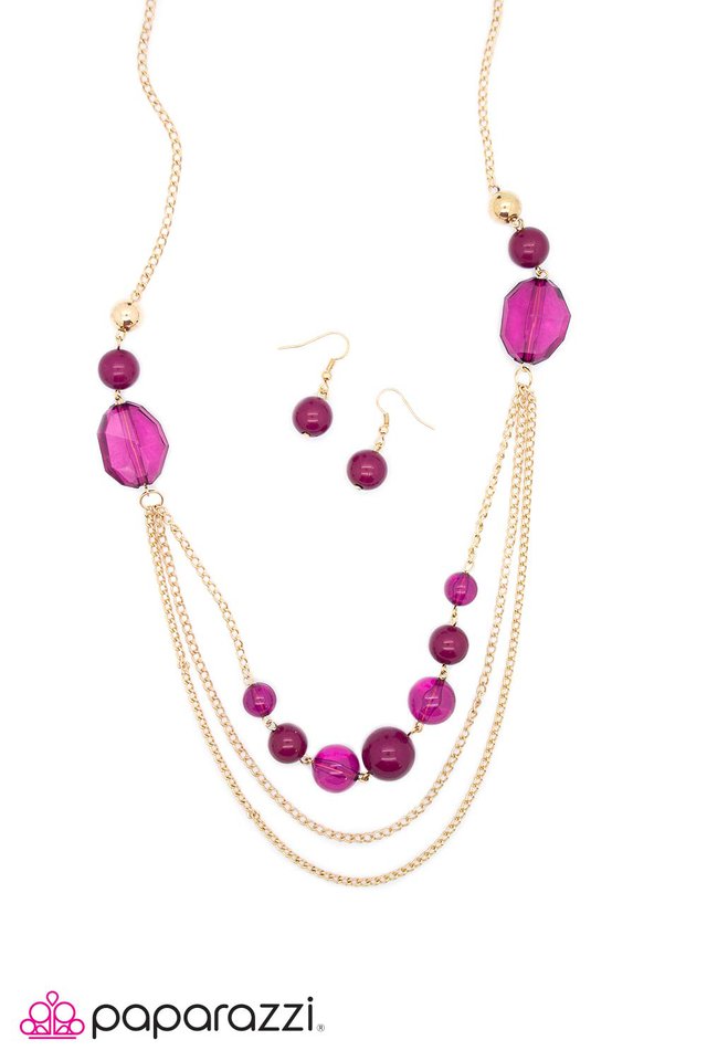 Paparazzi ♥ High and Mighty - Pink ♥ Necklace