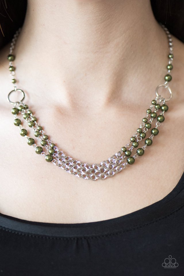 Paparazzi ♥ Luxury Shimmer - Green ♥ Necklace