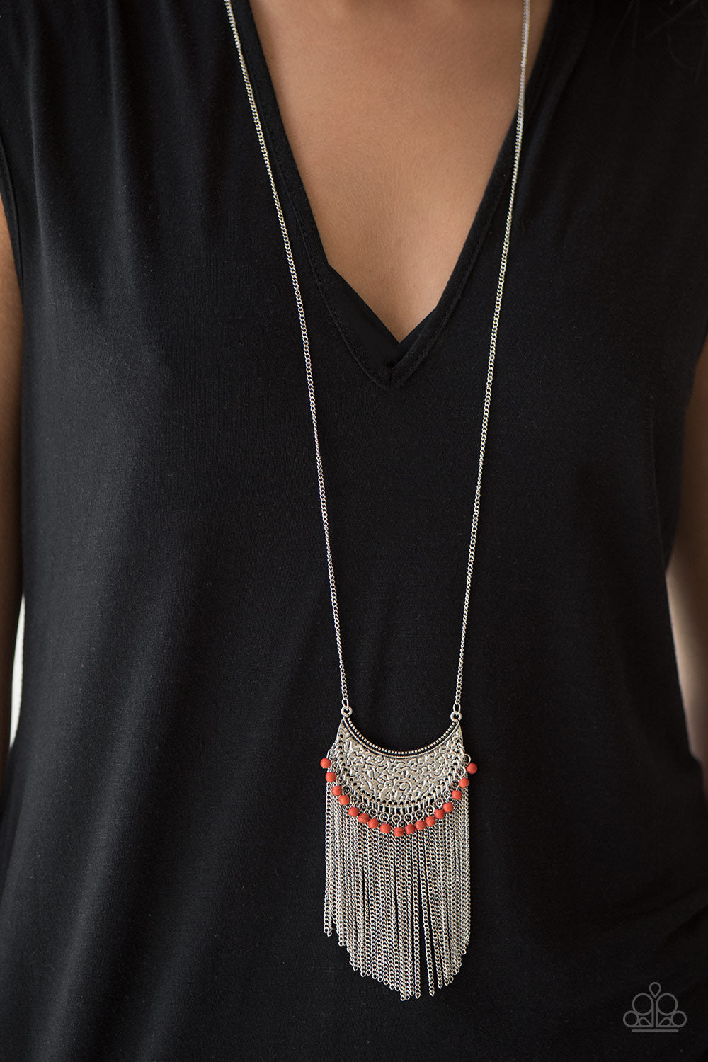 Paparazzi ♥ Desert Dancer - Orange ♥  Necklace