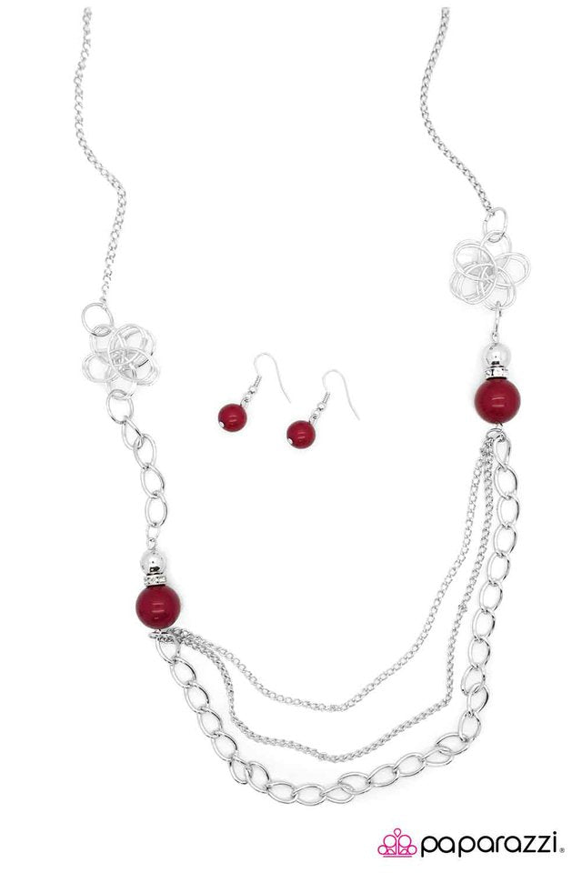 Paparazzi ♥ Truly, Madly, Deeply - Red ♥ Necklace