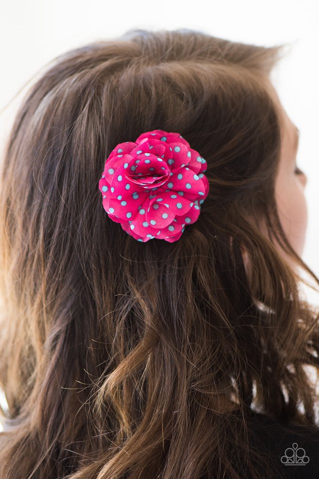 Paparazzi ♥ Polka and Petals - Pink ♥ Hair Clip