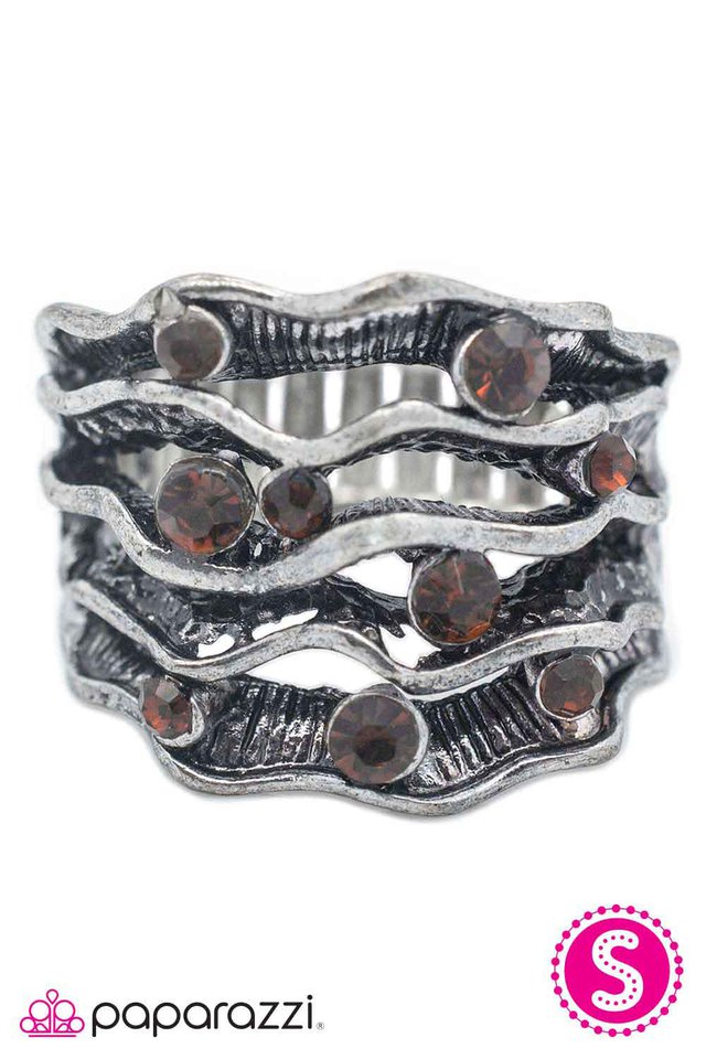 Paparazzi ♥ On Impact - Brown ♥ Ring