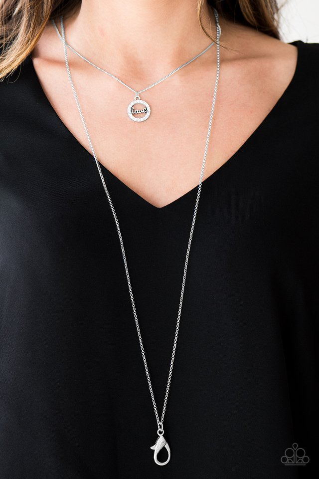 Paparazzi ♥ Love Yourself - White Lanyard ♥ Lanyard