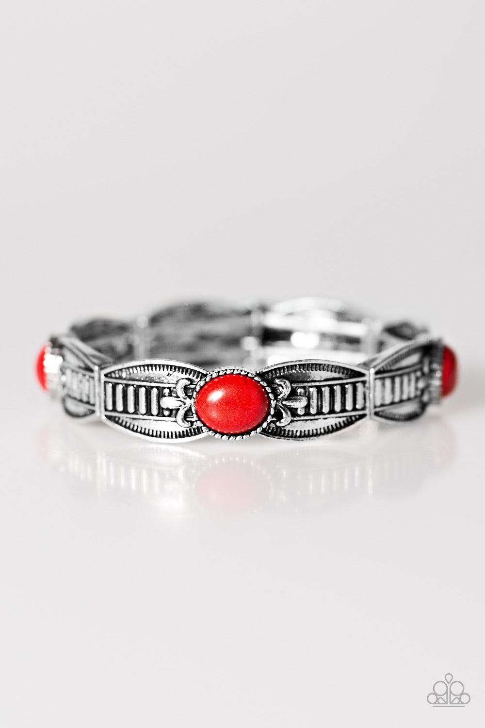 Paparazzi ♥ Mayan Majesty - Red ♥  Bracelet