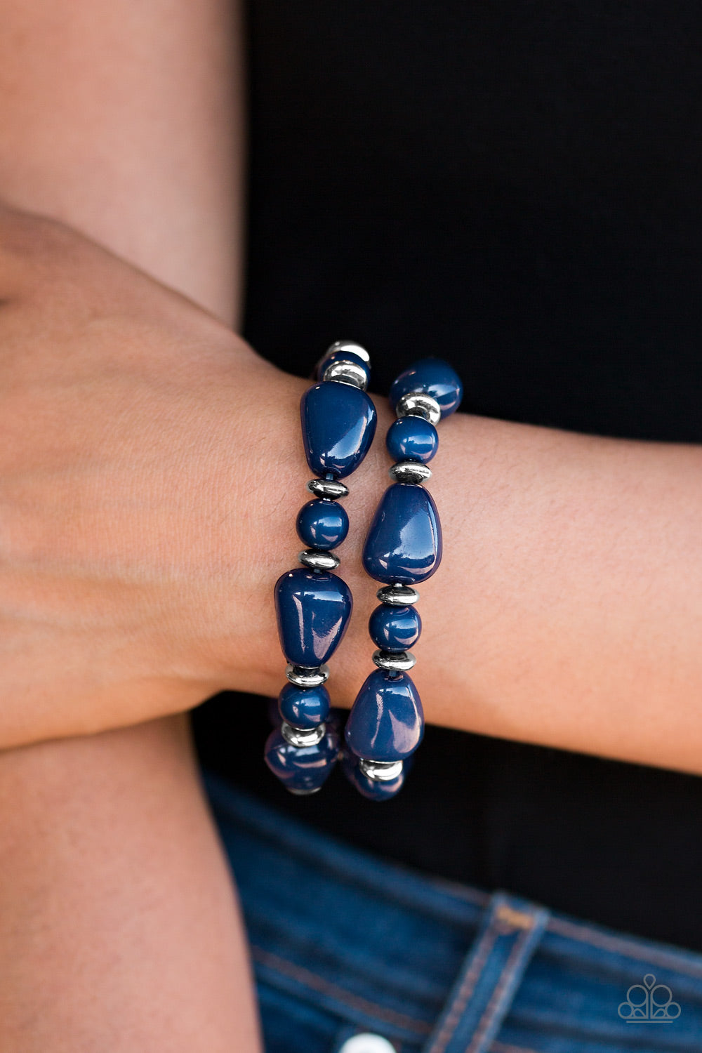 Paparazzi ♥ Show Us HUEs Boss! - Blue ♥  Bracelet