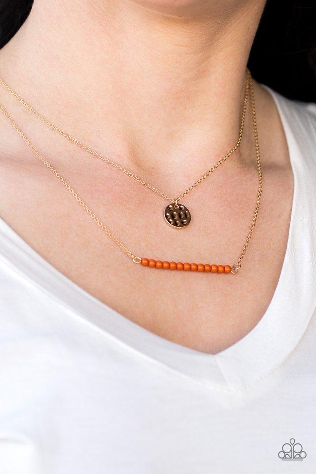 Paparazzi ♥ Amazingly Artisan - Orange ♥ Necklace