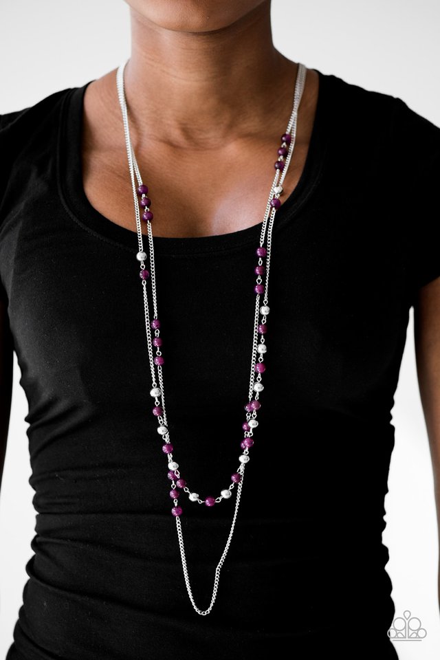 Paparazzi ♥ Prismatic Sunsets - Purple ♥ Necklace