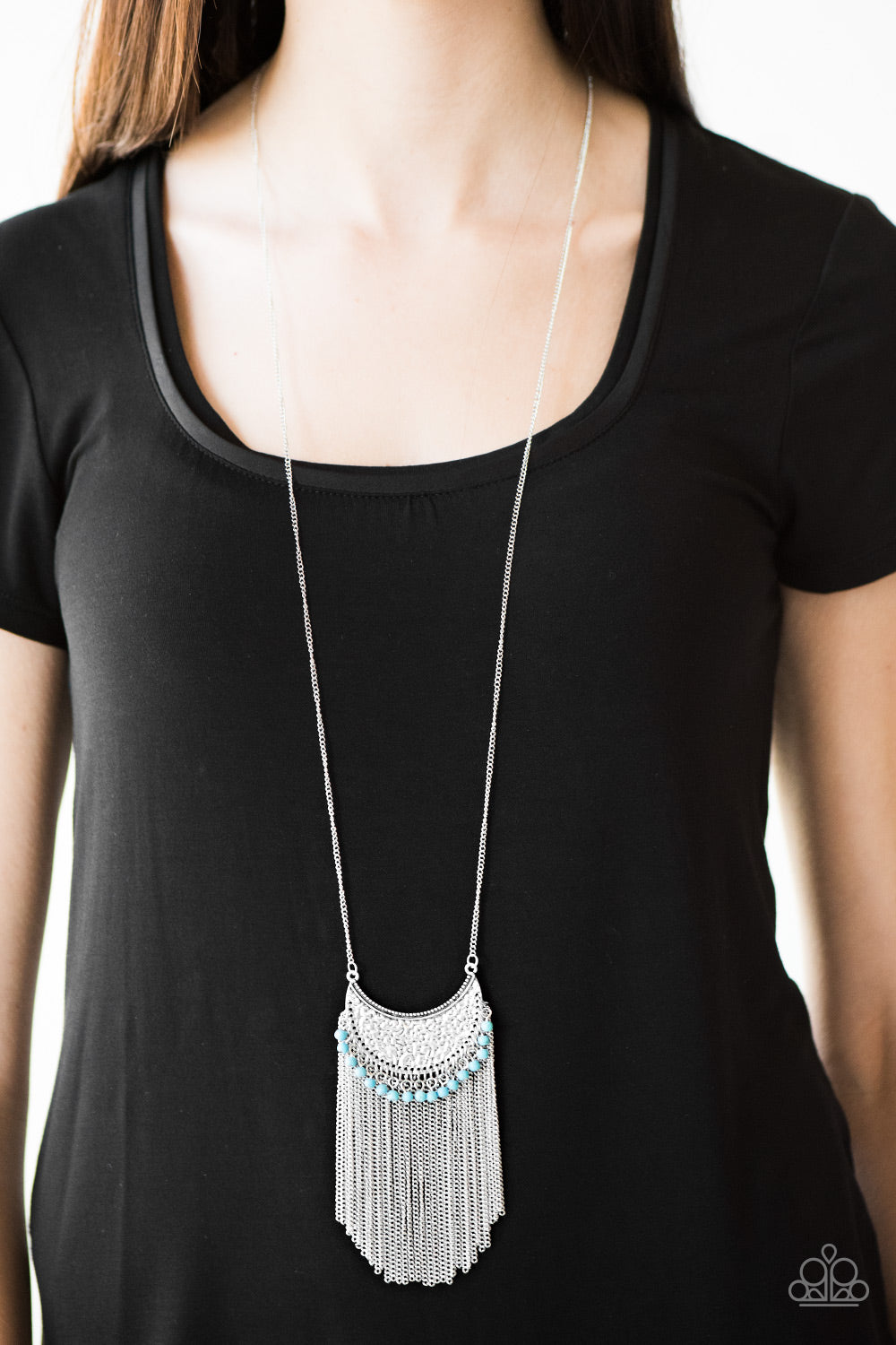 Paparazzi ♥ Desert Dancer - Blue ♥  Necklace