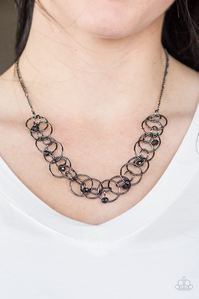 Paparazzi ♥ You Cant Handle The Sparkle! - Black ♥ Necklace