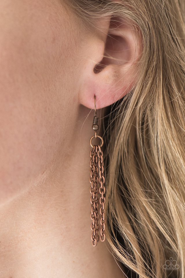 Paparazzi ♥ Going So MOON? - Copper ♥ Necklace