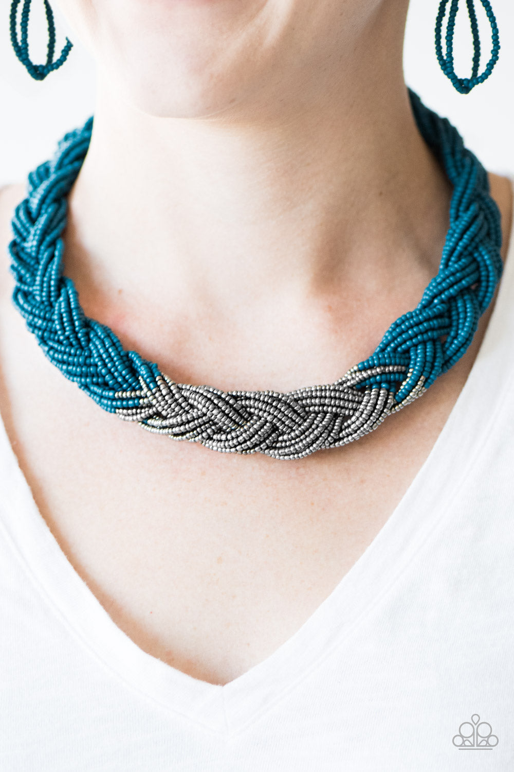 Paparazzi ♥ Brazilian Brilliance - Blue ♥  Necklace