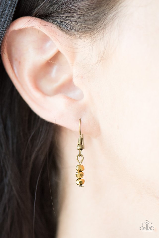 Paparazzi ♥ Metro Jungle - Brass ♥ Necklace