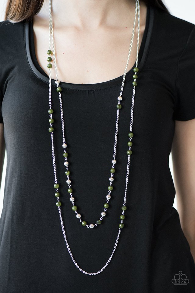 Paparazzi ♥ Prismatic Sunsets - Green ♥ Necklace