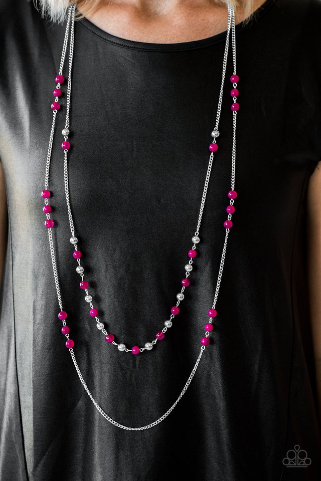 Paparazzi ♥ Prismatic Sunsets - Pink ♥ Necklace
