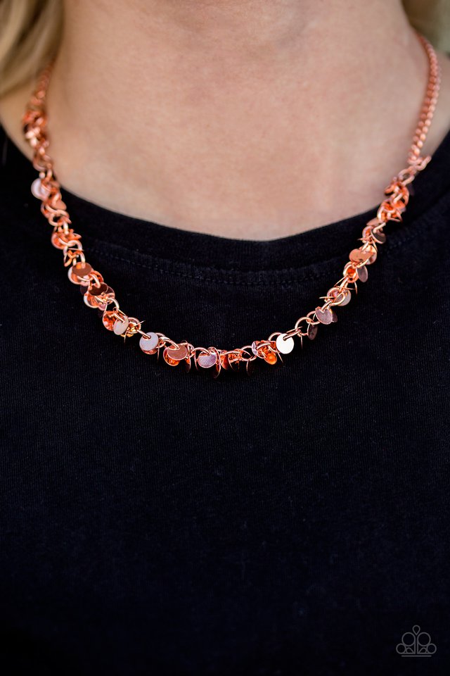Paparazzi ♥ Year To Shimmer - Copper ♥ Necklace