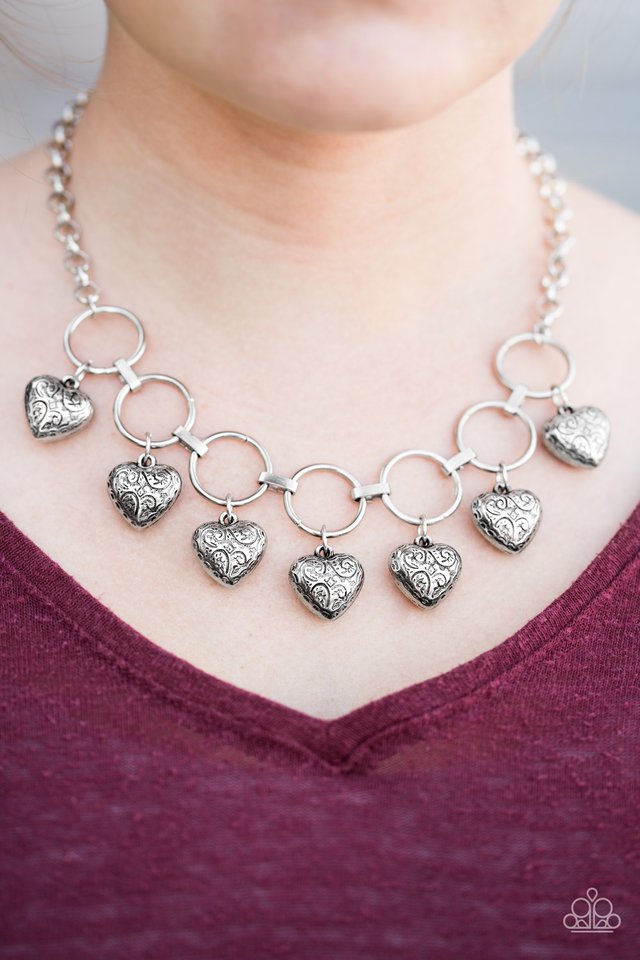 Paparazzi ♥ Radiant Romance - Silver ♥ Necklace
