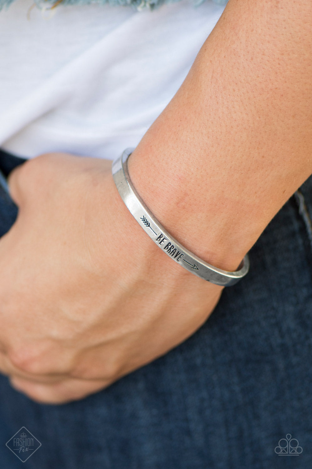 Paparazzi ♥ Brave and Bold - Silver ♥  Bracelet