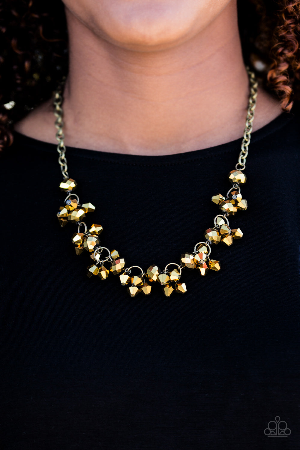 Paparazzi ♥ Instant Stardom - Brass ♥  Necklace