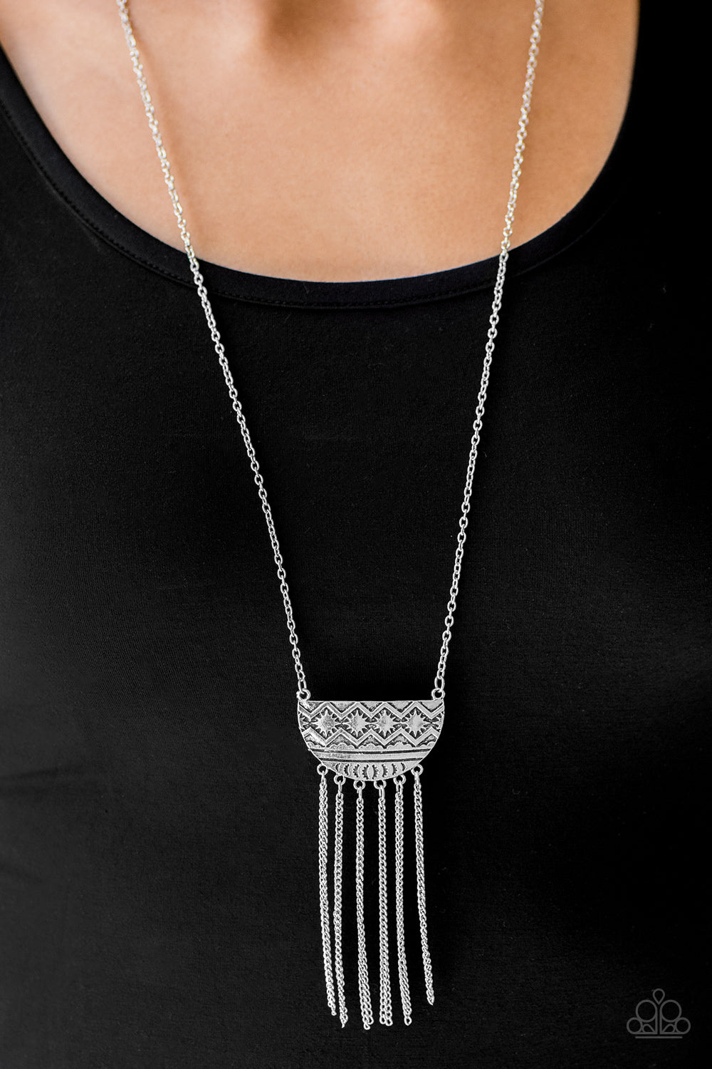 Paparazzi ♥ Incredibly Incan - Silver ♥  Necklace