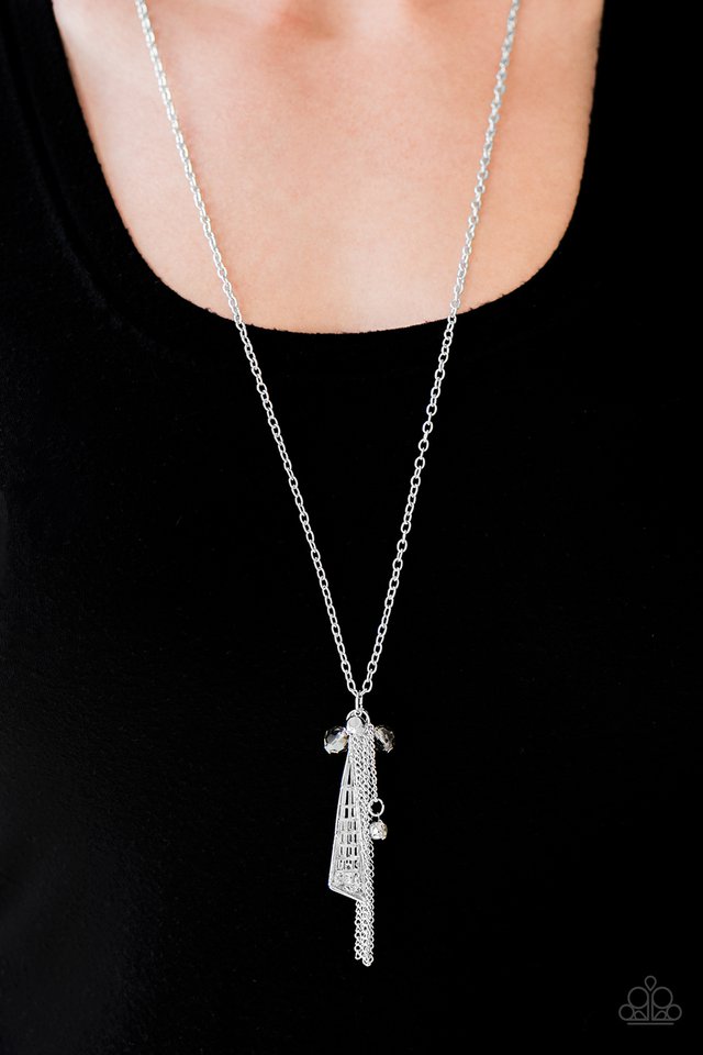 Paparazzi ♥ Passports and Paris - Silver ♥ Necklace