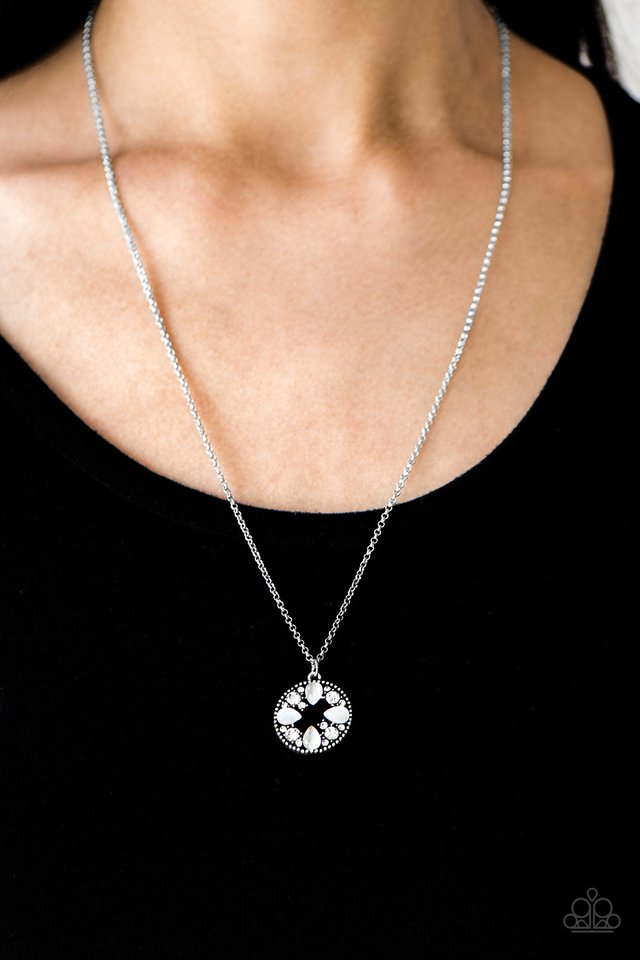 Paparazzi ♥ Eyes On The Prize - White ♥ Necklace