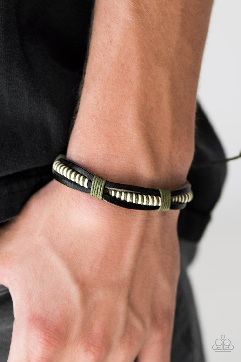 Paparazzi ♥ Highway Rebel - Green ♥  Bracelet