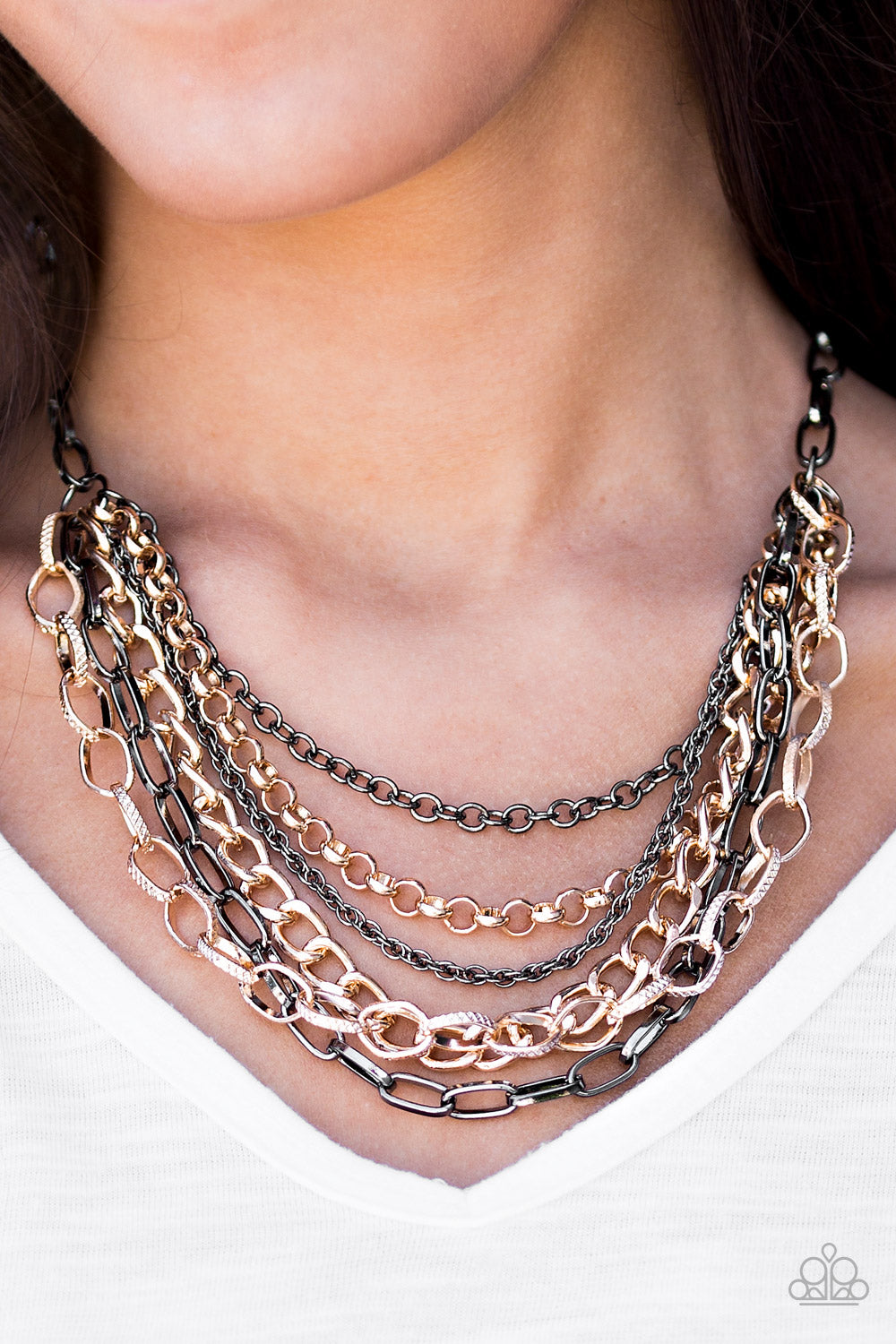 Paparazzi ♥ Word On The Street - Gold ♥  Necklace