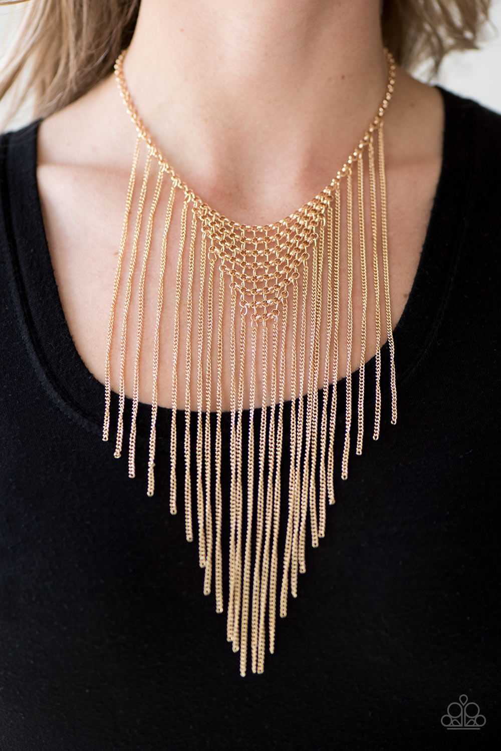 Paparazzi ♥ Metro Majesty - Gold ♥  Necklace