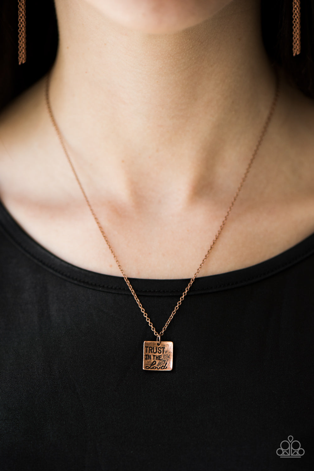 Paparazzi ♥ Trust In Faith - Copper ♥  Necklace
