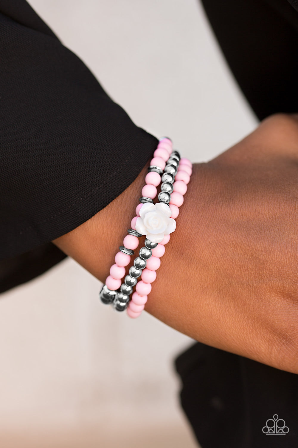 Paparazzi ♥ Waltzing Wildflowers - Pink ♥  Bracelet