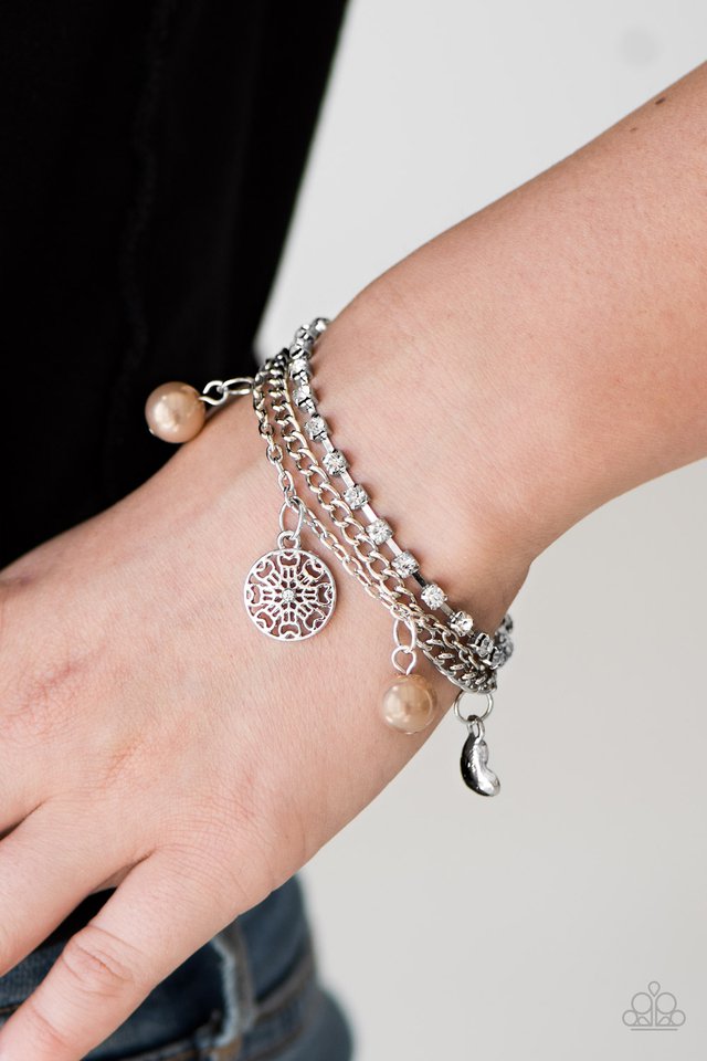 Paparazzi ♥ Hollywood Sweetheart - Brown ♥ Bracelet