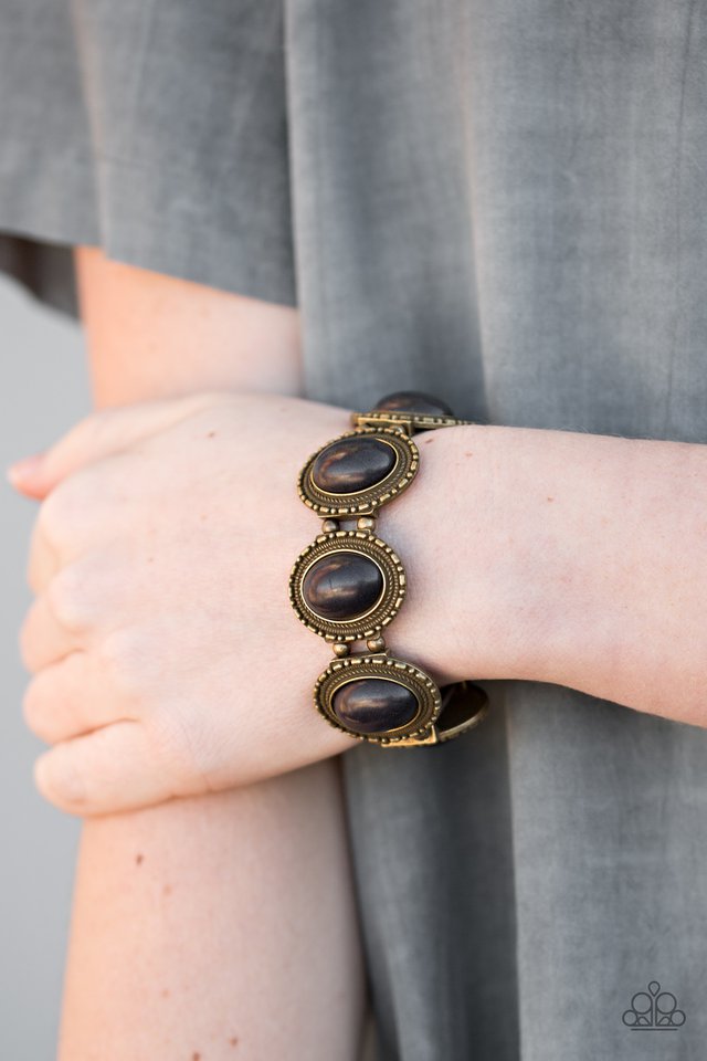 Paparazzi ♥ RANCH Out - Brass ♥ Bracelet