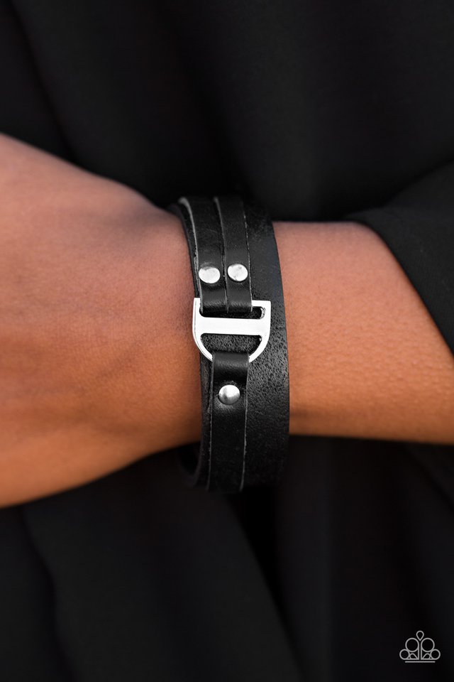 Paparazzi ♥ Urban Edge - Black ♥ Bracelet