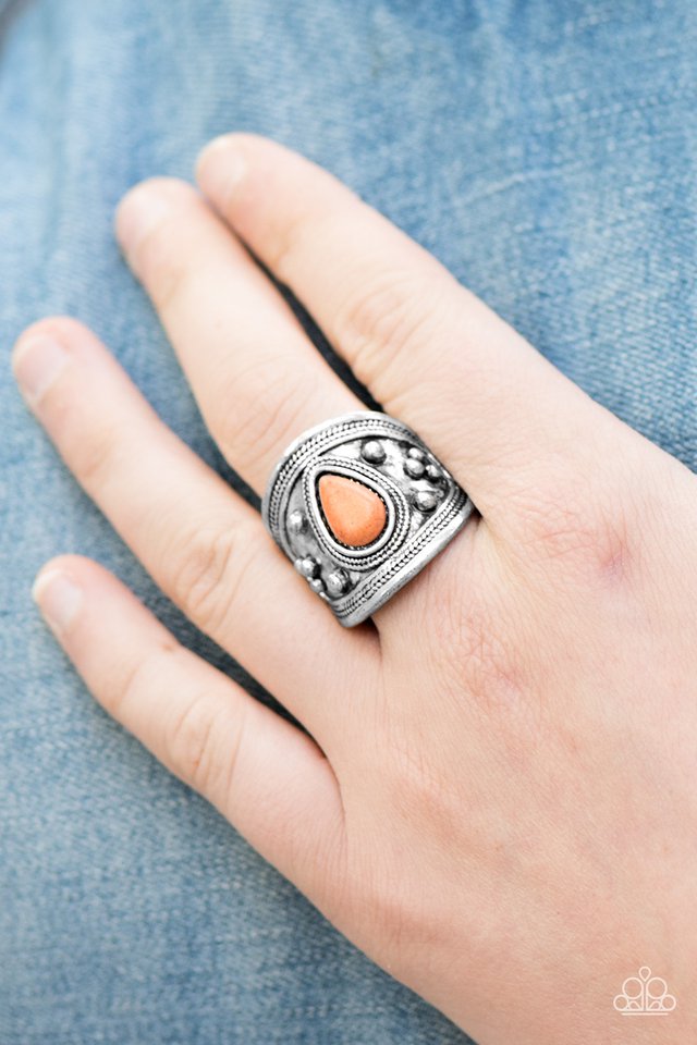 Paparazzi ♥ Sonoran Sands - Orange ♥ Ring