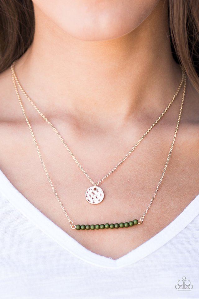 Paparazzi ♥ Amazingly Artisan - Green ♥ Necklace