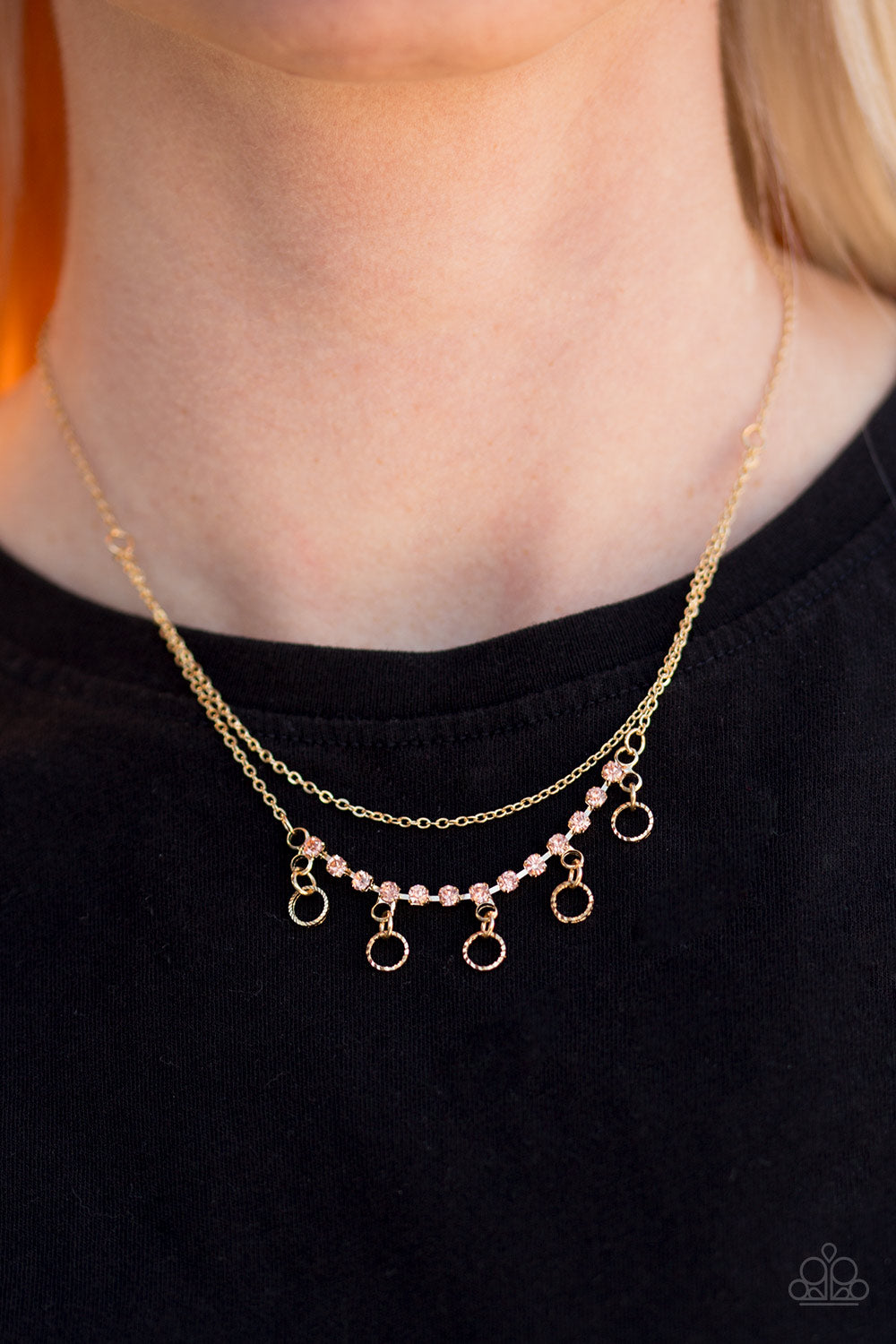 Paparazzi ♥ Modern Day Princess - Gold ♥  Necklace