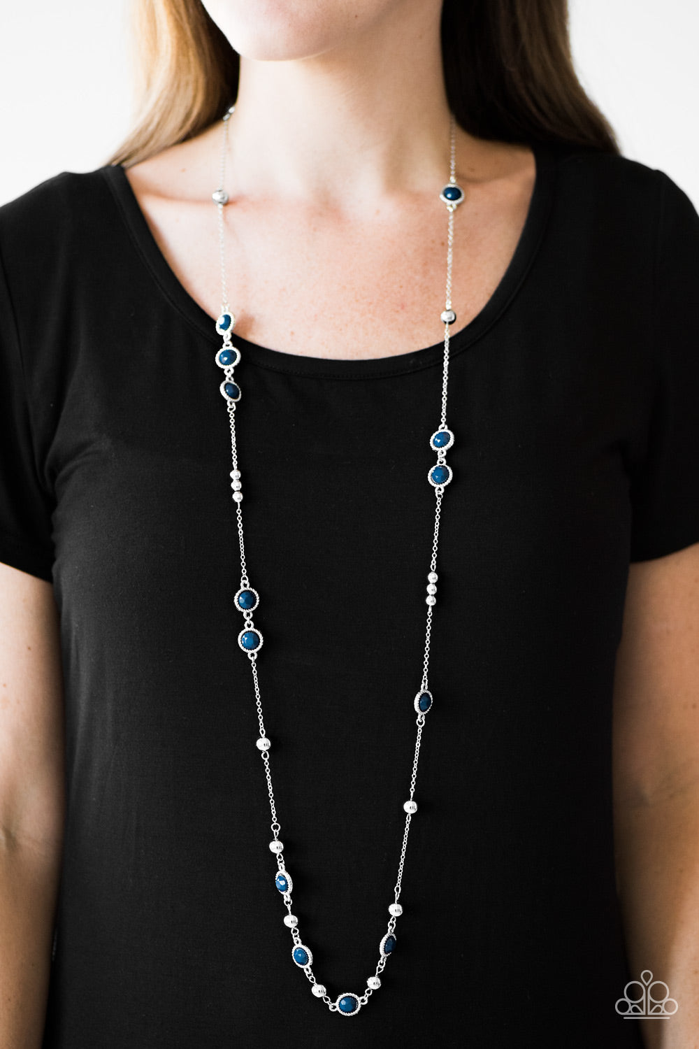 Paparazzi ♥ Make A Scene - Blue ♥  Necklace