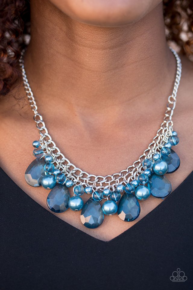 Paparazzi ♥ Twinkly Typhoon - Blue ♥ Necklace