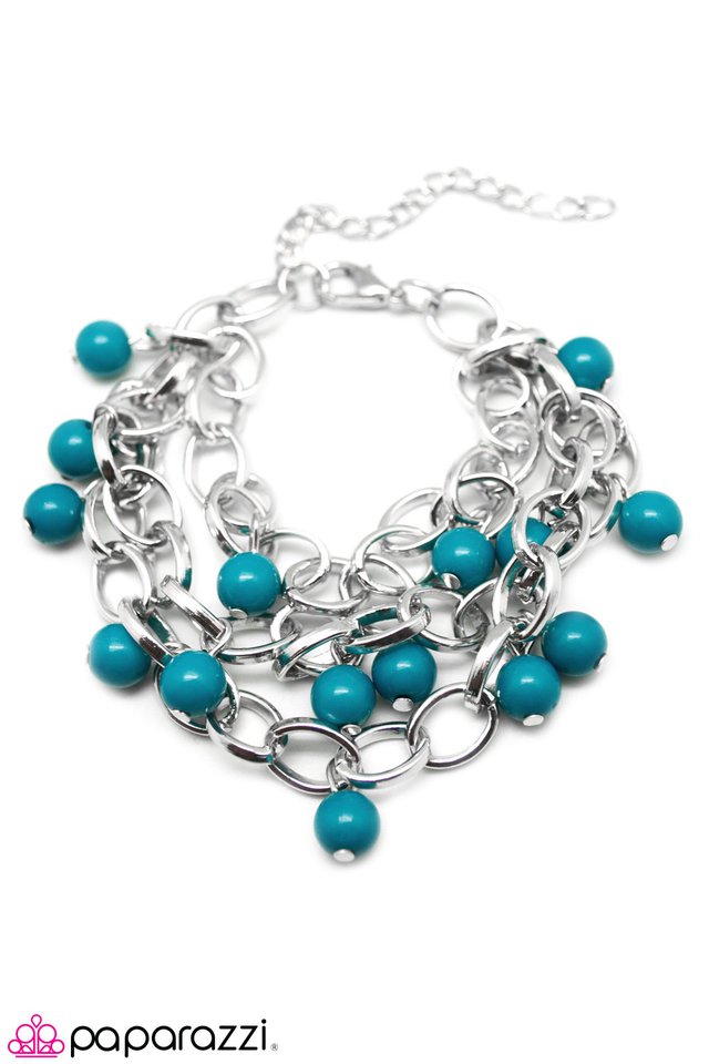 Paparazzi ♥ Links of Luxury - Blue ♥ Bracelet