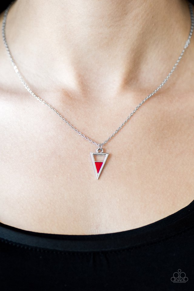 Paparazzi ♥ Girl With Edge - Red ♥ Necklace