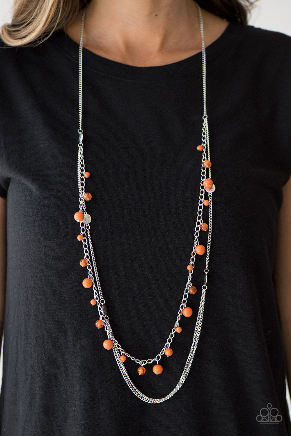 Paparazzi ♥ Color Spree - Orange ♥  Necklace