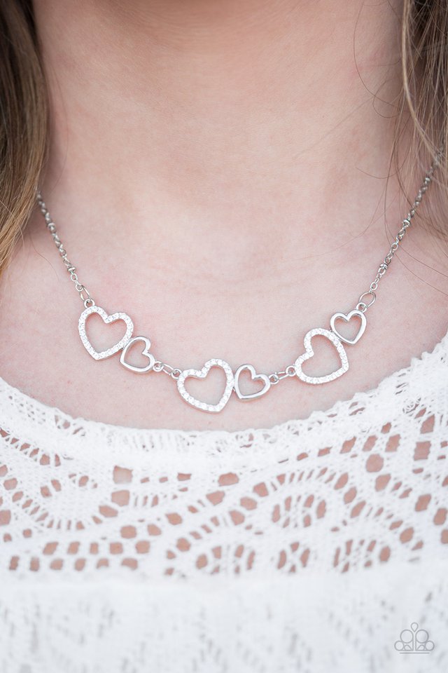 Paparazzi ♥ A LUST-Have - White ♥ Necklace