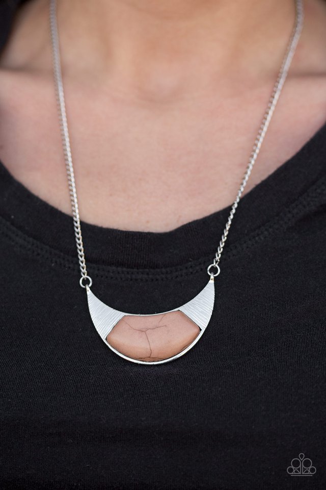 Paparazzi ♥ Run With The Pack - Brown ♥ Necklace