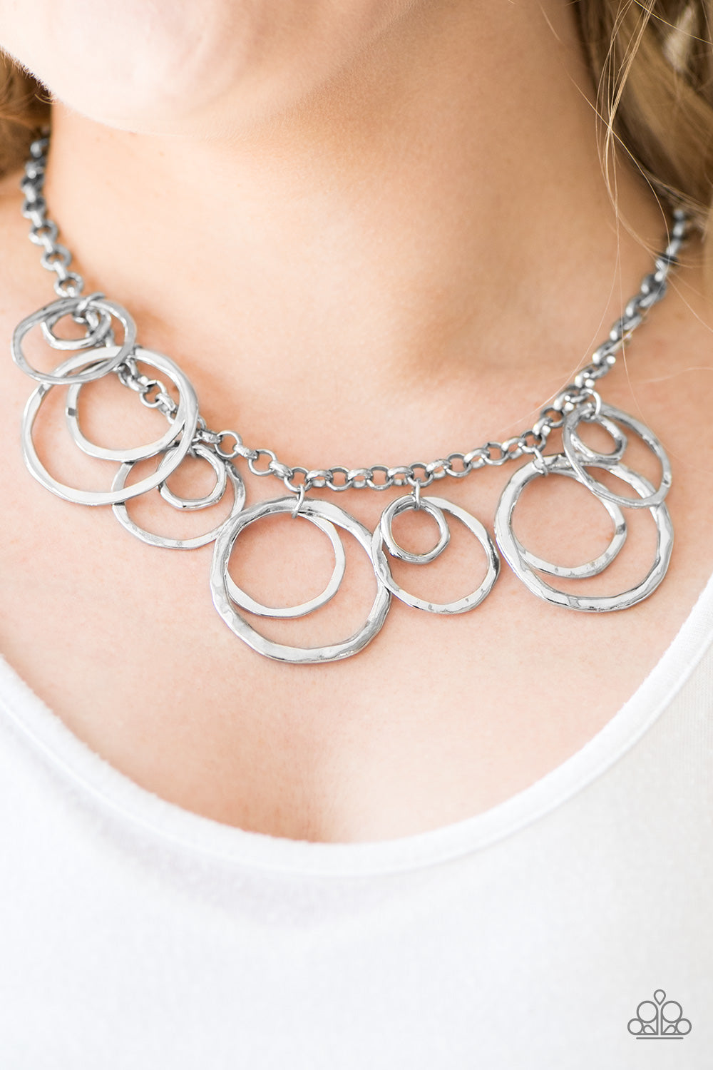 Paparazzi ♥ Tour de FIERCE - Silver ♥  Necklace