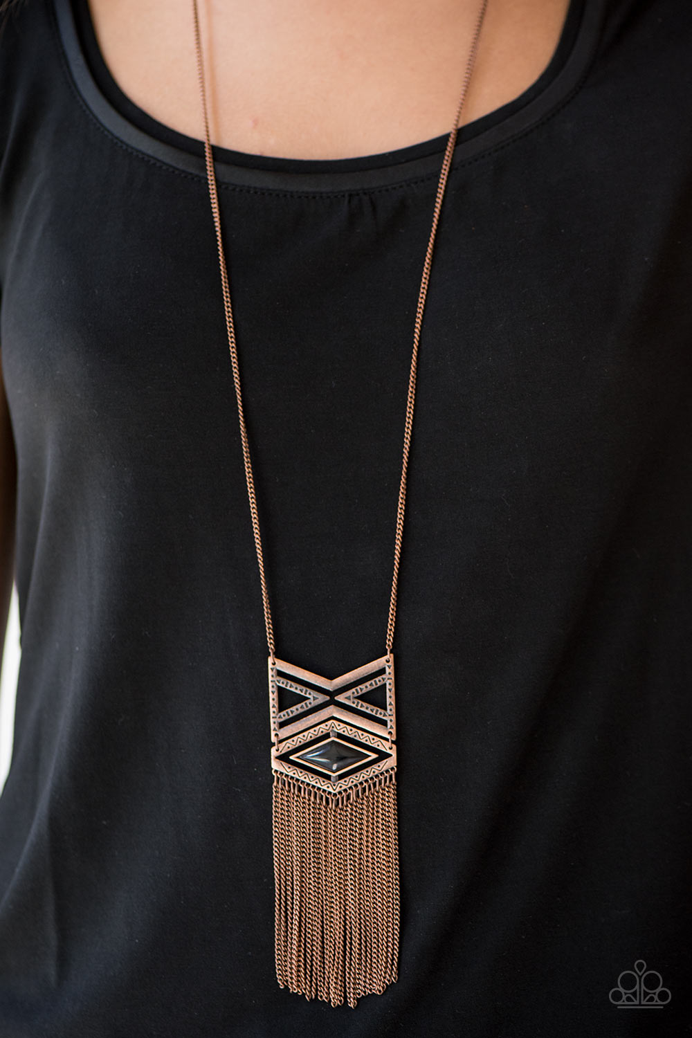 Paparazzi ♥ TRIBAL By Fire - Copper ♥  Necklace